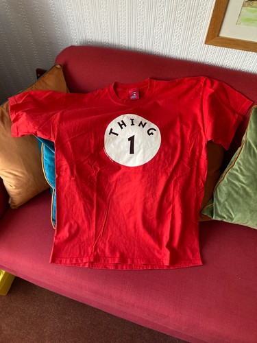 Seuss thing red tshirt - seuss,